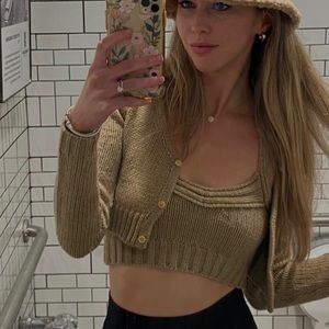 Sweater & tank knit set